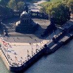 Koblenz Deutsches Eck - Koblenz Rhein Mosel Luftaufnahme